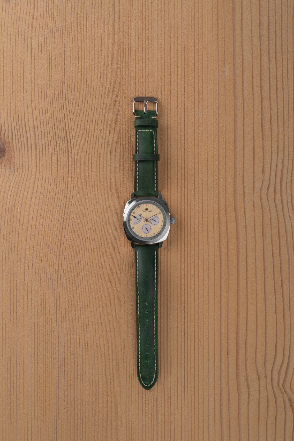Montre ALPILLE bracelet vert olive, Avignon