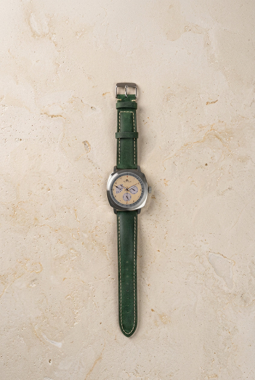 ALPILLE, Bracelet Vert Olive