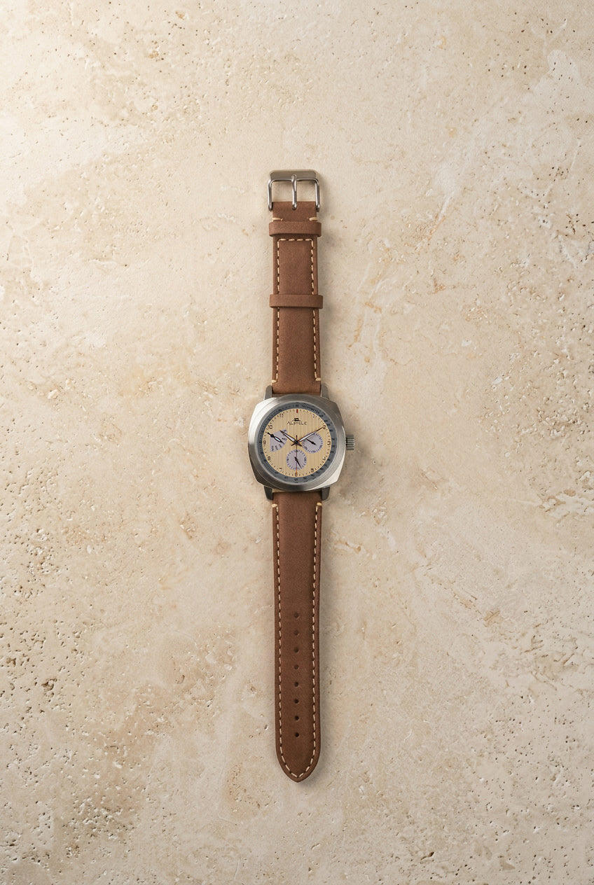 ALPILLE, Bracelet Marron Terre